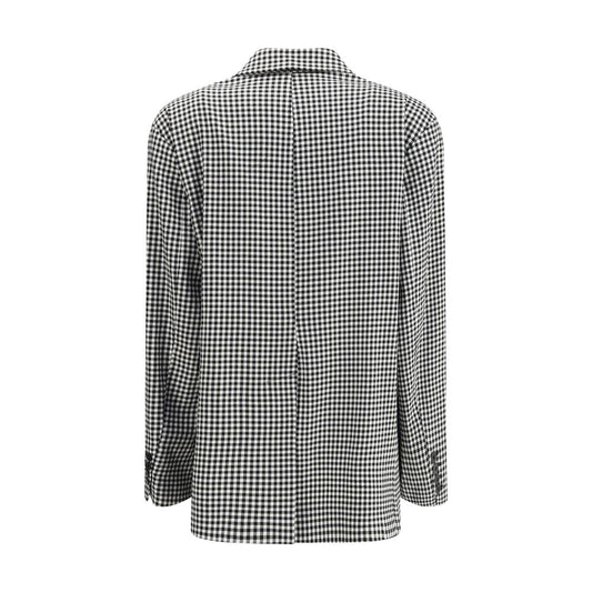 Multicolor Fleece Wool Blazer