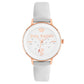 White Plastic Dress Watch