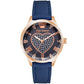 Blue Plastic Dress Watch
