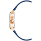 Blue Plastic Dress Watch