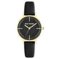 Black Plastic Dress Watch