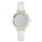 White Plastic Dress Watch