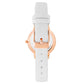 White Plastic Dress Watch