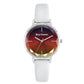 White Plastic Dress Watch