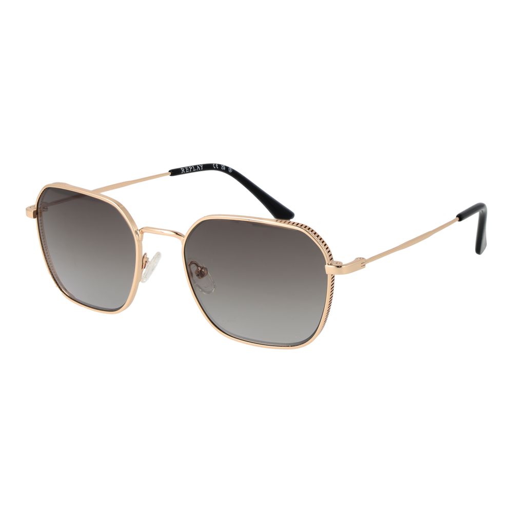 Rose Gold Metal Sunglasses