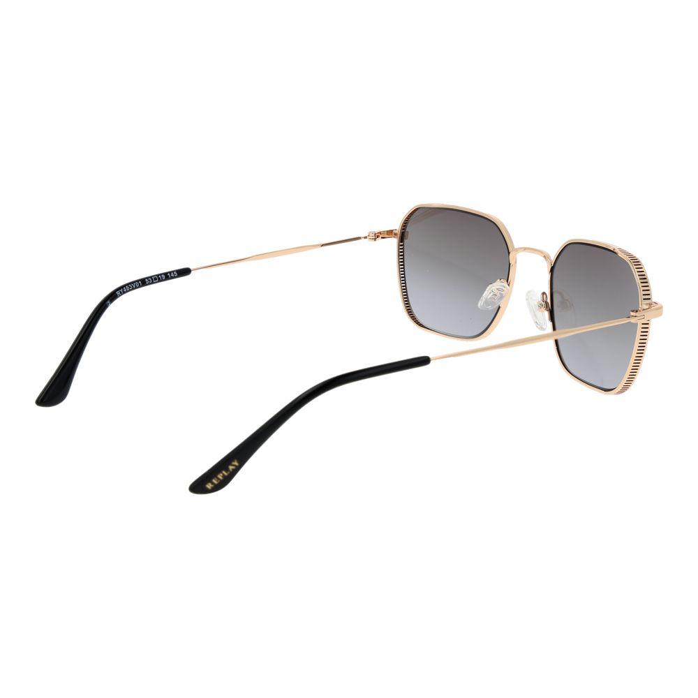Rose Gold Metal Sunglasses