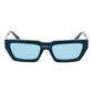 Turquoise Plastic Sunglasses