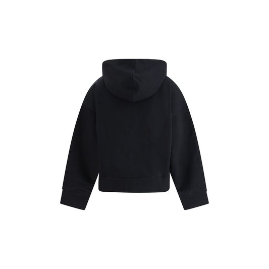 Black Cotton Sweatshirt