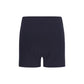 Blue Cotton Bermuda Shorts
