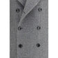 Gray Fleece Wool Coat