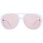 White Plastic Sunglasses