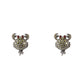 Black Silver Earrings