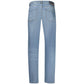 Blue Cotton Men's Regular-Fit Jeans