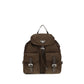 Brown Recycled Polyamide Backpack