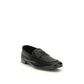 Black Goatskin Slip-On Loafers