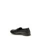 Black Goatskin Slip-On Loafers