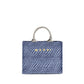 Blue Nylon Shoulder Bag