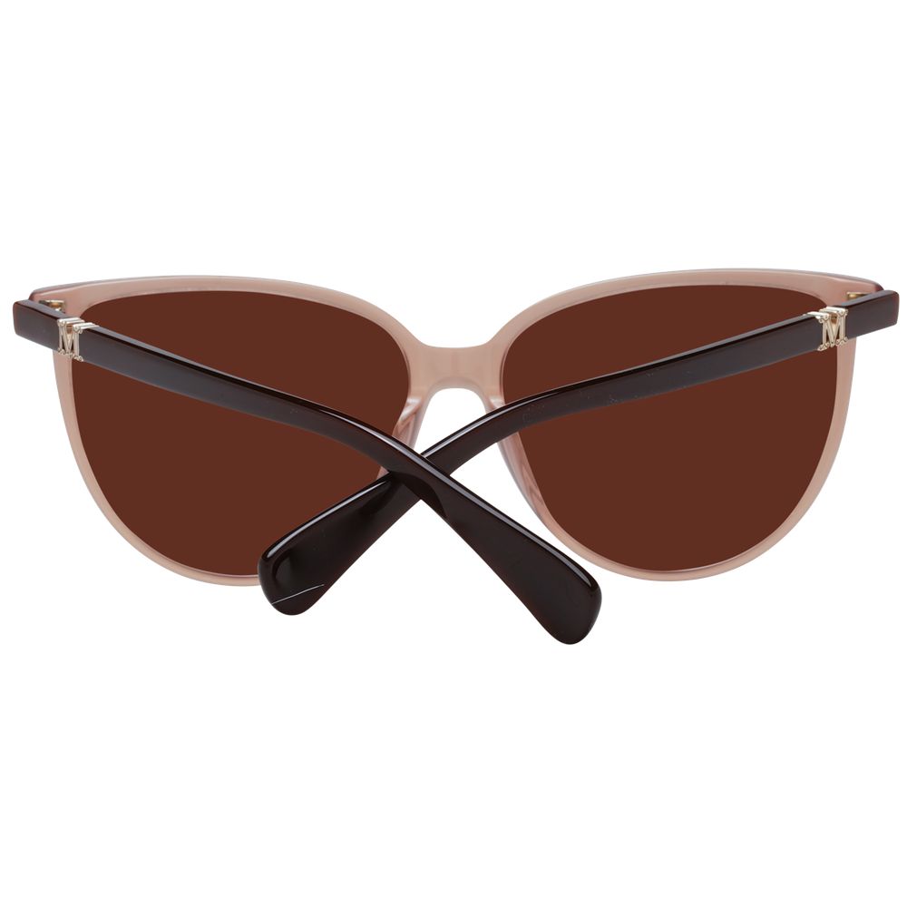 Beige Plastic Sunglasses