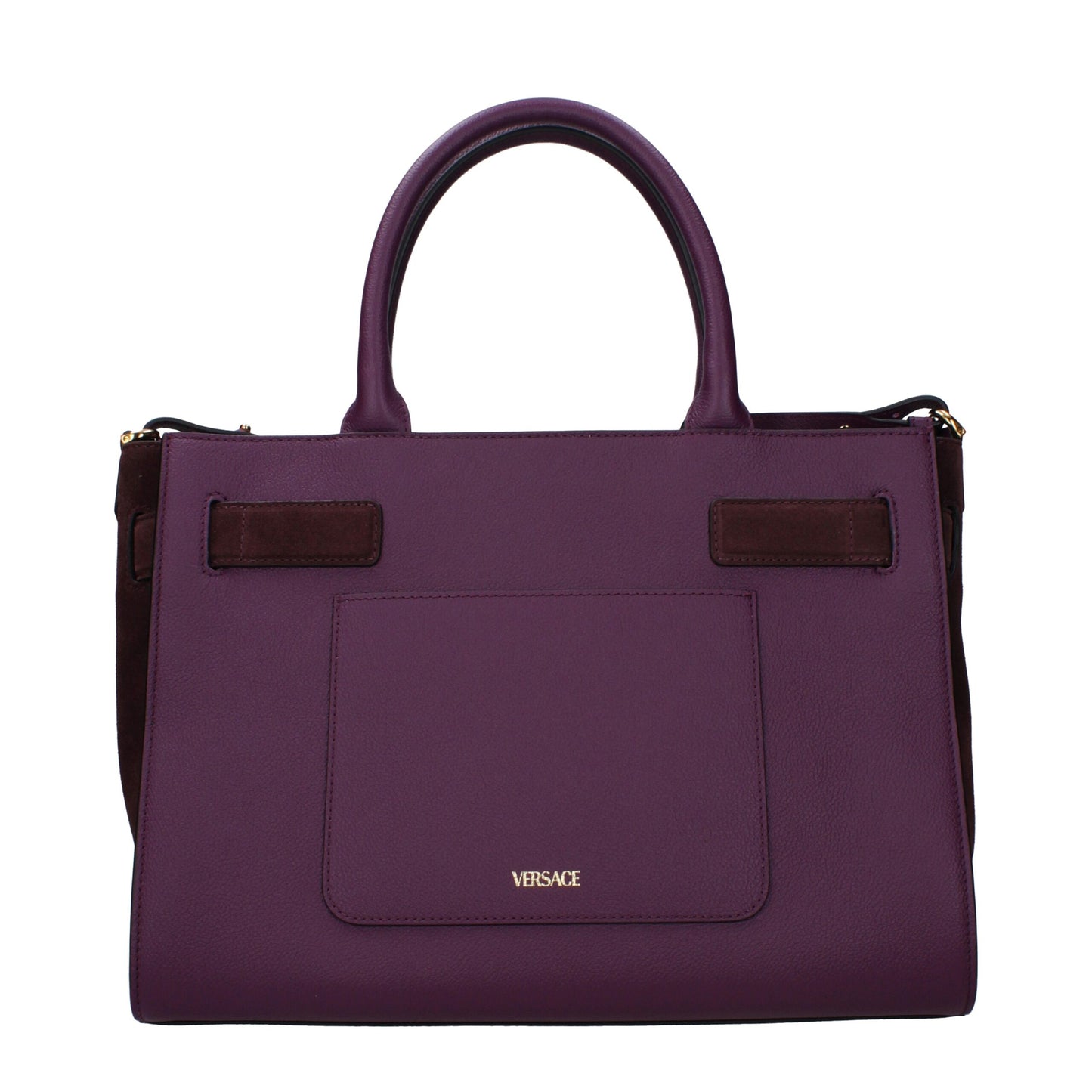 Purple Leather Handbag