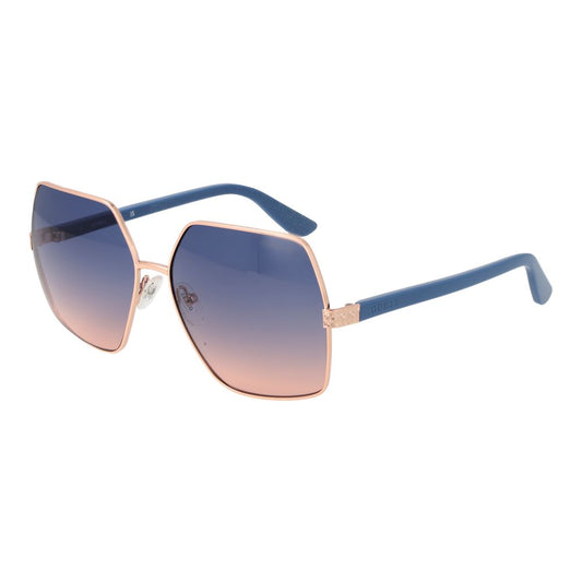 Rose Gold Metal Sunglasses