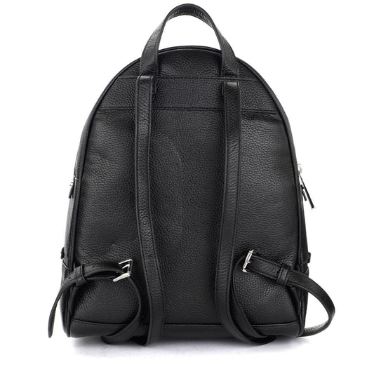 Black Leather Backpack