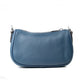Blue Leather Shoulder Bag