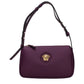 Purple Leather Shoulder Bag