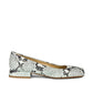 Bicolor Calfskin Ballet Flats