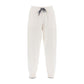 White Cashmere Athletic Pants