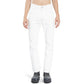 White Cotton Straight-Leg Jeans