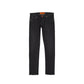 Black Cotton Slim Fit Jeans