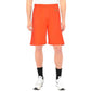 Orange Cotton Shorts