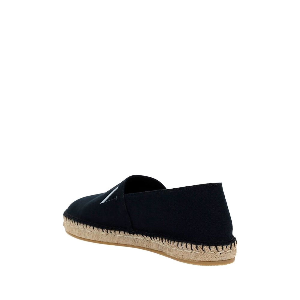 Black Canvas Espadrilles