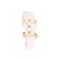 White Calfskin Sandals