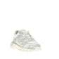White Fabric Athletic Sneakers