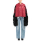 Multicolor Leather Coat