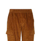 Brown Cotton Cargo Pants