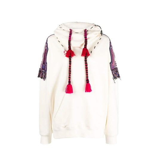 White Cotton Sweatshirt