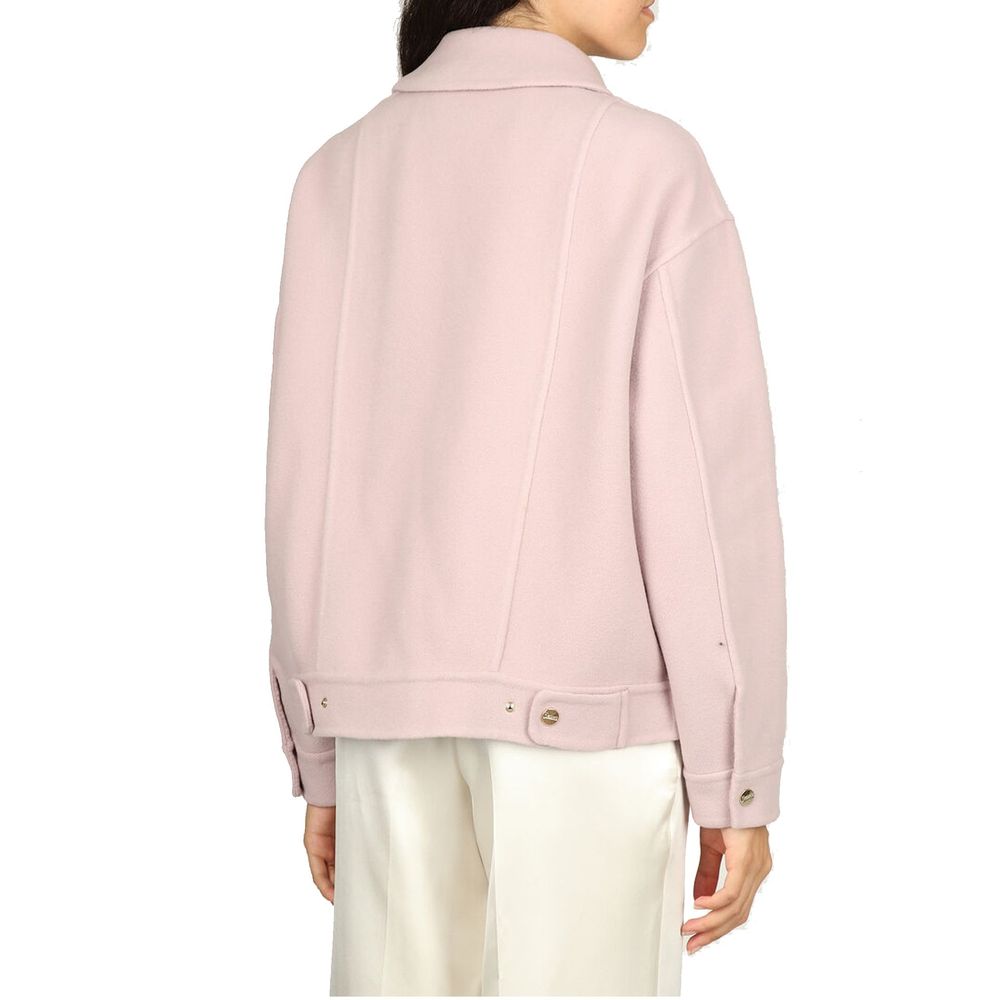 Multicolor Polyamide Biker Jacket