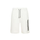 White Cotton Bermuda Shorts