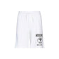 White Cotton Shorts