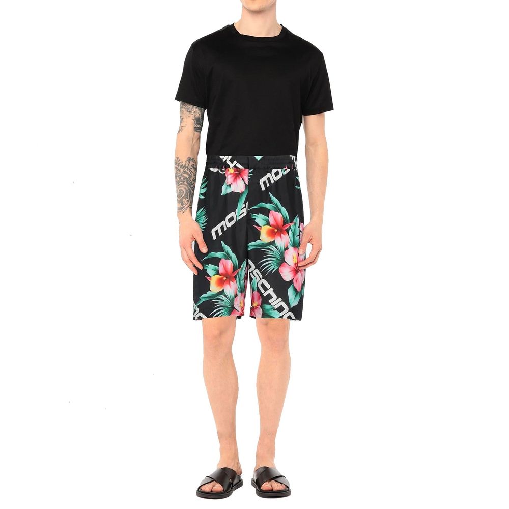 Black Silk Shorts
