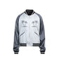 Gray Acetate Bomber