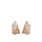 Rose Gold Calfskin High Heel Pumps