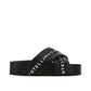 Black Polyethylene Slippers
