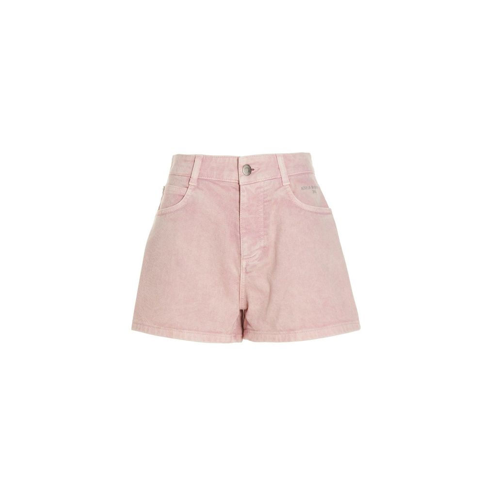 Multicolor Denim Shorts