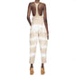 White Cotton Cargo Pants