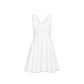 White Cotton Casual Dress