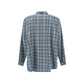 Blue Virgin Wool Pattern Shirt