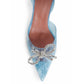 Blue Plexiglass High Heel Pumps